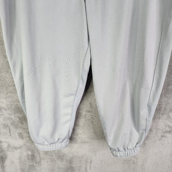 Mens Gray Nike Vapor Pro Baseball Pants 19" Inseam 100% Polyester Size L - Picture 3 of 14